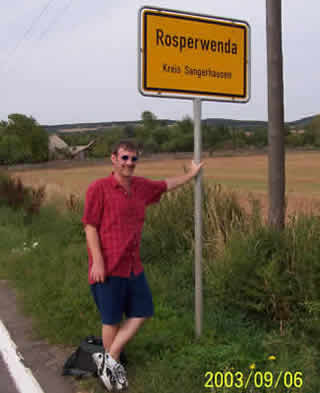 Bob in his ancestral homeland photo